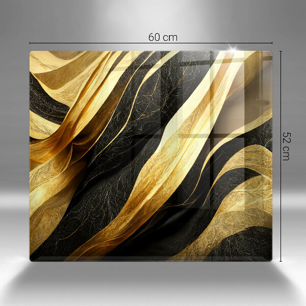 Tábua de corte de vidro Abstração elegante