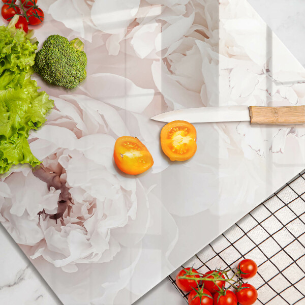 Tábua corte Peônias pastéis