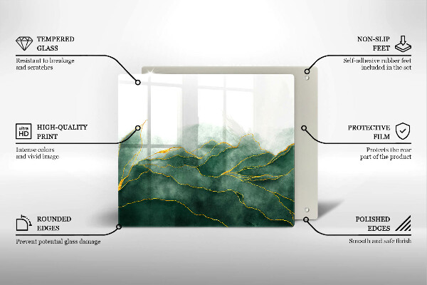 Tábua para cozinha Natureza abstrata