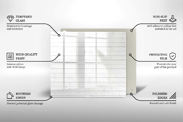 Tábua de cortar Quadros de luz modernos
