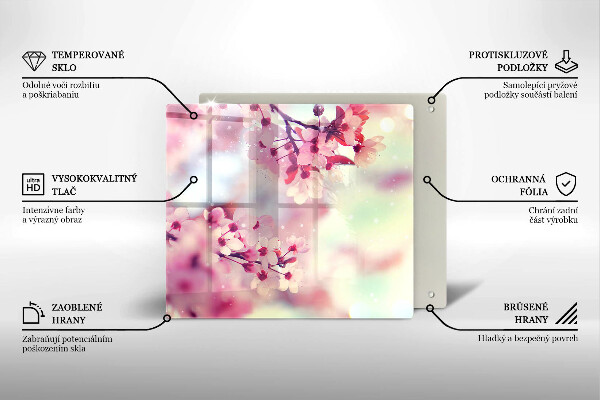 Tábua para corte Flores de macieira da natureza