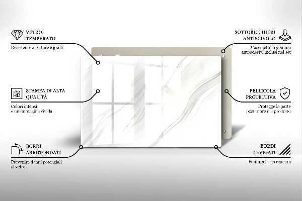 Tábua de cortar Mármore delicado