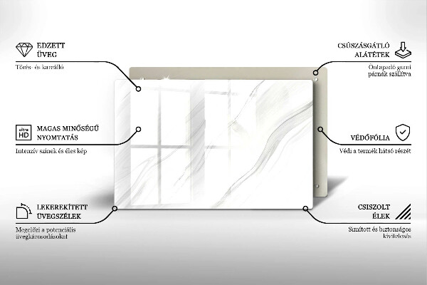 Tábua de cortar Mármore delicado