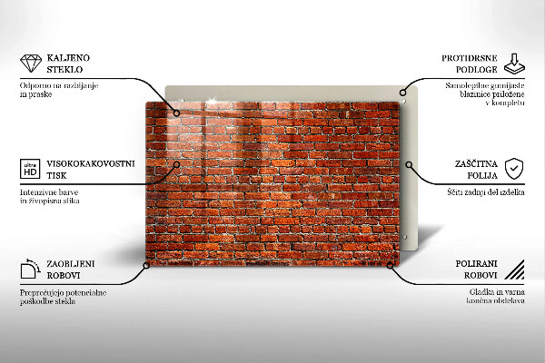 Tábua cozinha Parede de tijolos