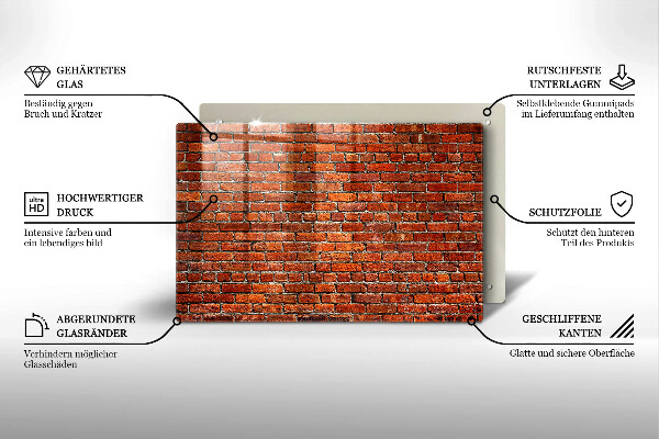 Tábua cozinha Parede de tijolos