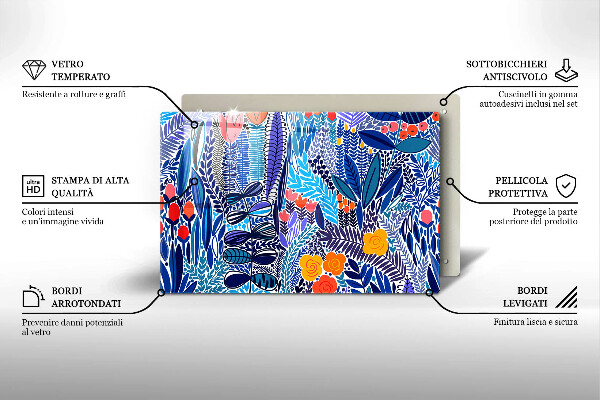 Tábua de cortar Prado Pintado