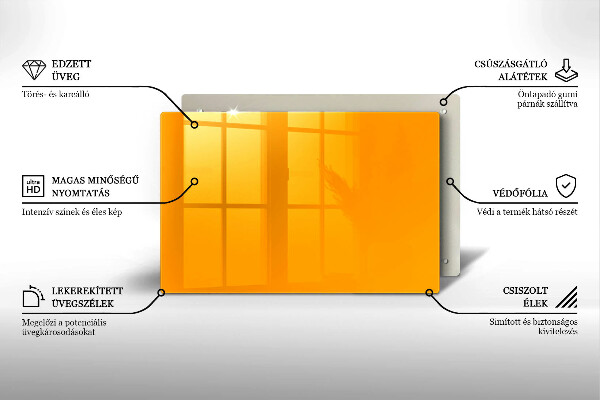Tábua de cortar Cor amarelo escuro