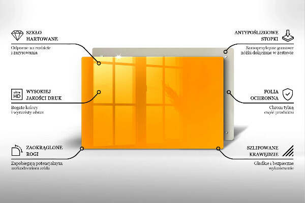 Tábua de cortar Cor amarelo escuro