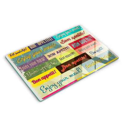 Tábua corte Bon appetit legendas idiomas