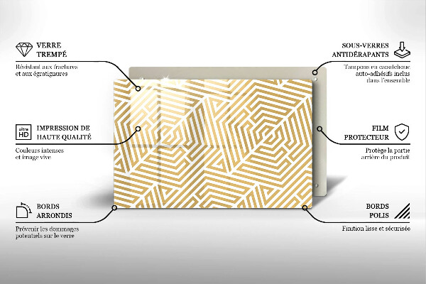 Tábua cozinha Linhas geométricas