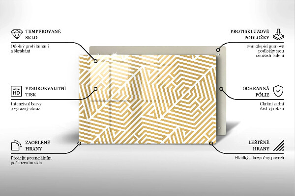 Tábua cozinha Linhas geométricas