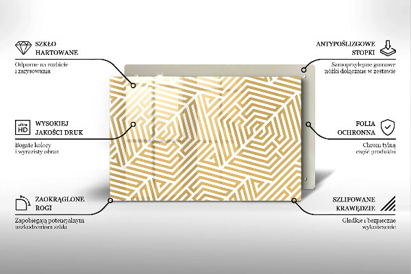 Tábua cozinha Linhas geométricas