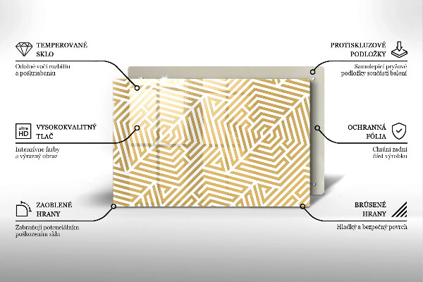Tábua cozinha Linhas geométricas