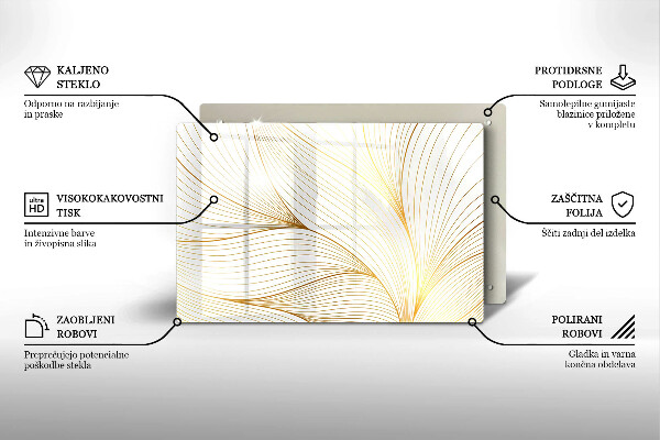 Tábua de cortar Padrão de linha moderno