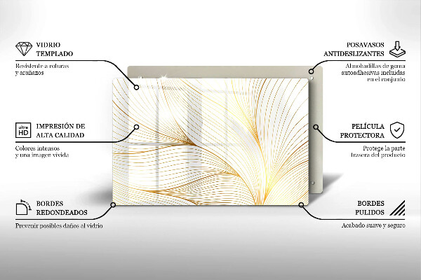 Tábua de cortar Padrão de linha moderno