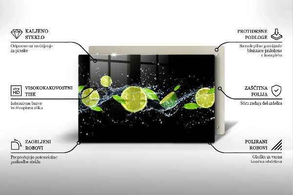 Tábua corte Água de limão e hortelã