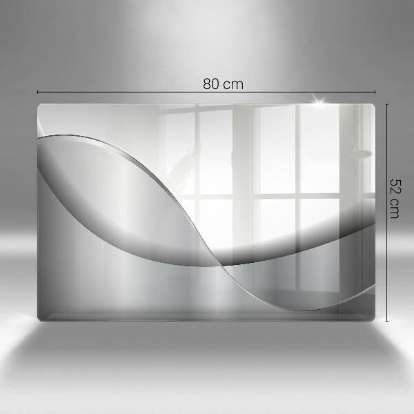 Tábua de cortar alimentos Design de linhas abstratas