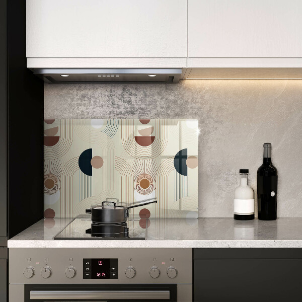 Tábua de cortar alimentos Formas geométricas boho