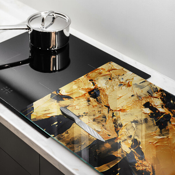 Tábua de vidro Textura de tinta elegante