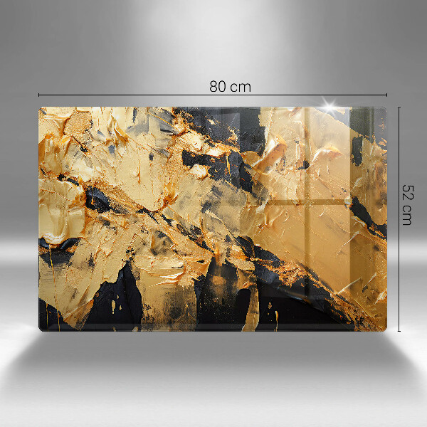 Tábua de vidro Textura de tinta elegante