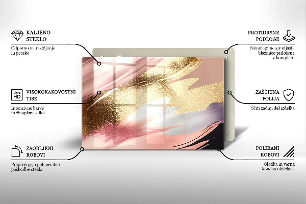 Tábua de cortar alimentos Manchas pastel