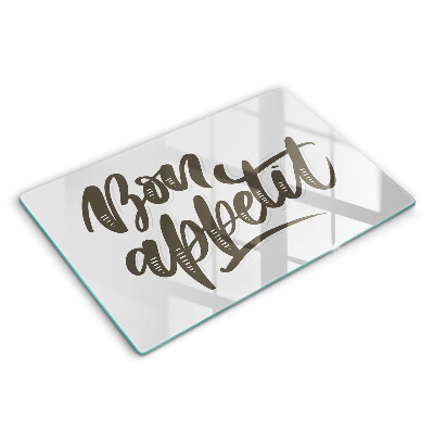 Tábua para cozinha A inscrição Bon Appetit