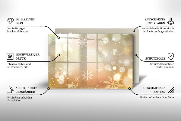 Tábua corte Flocos de neve