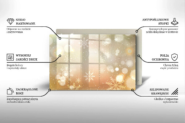 Tábua corte Flocos de neve