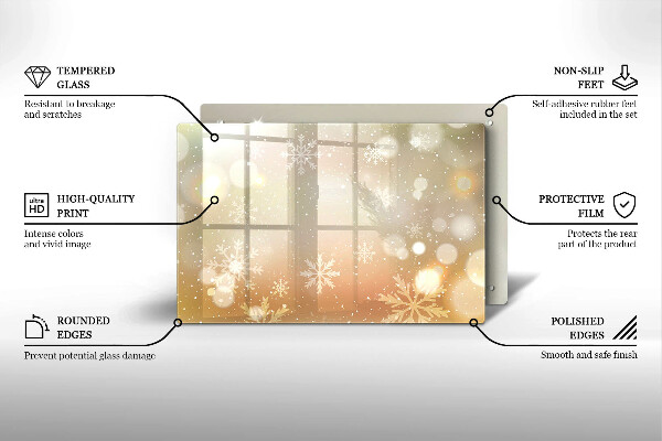 Tábua corte Flocos de neve