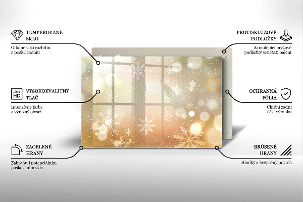 Tábua corte Flocos de neve