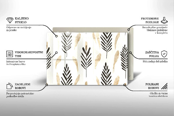 Tábua de cortar alimentos Plantas Boho