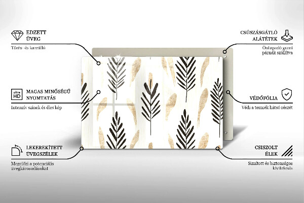 Tábua de cortar alimentos Plantas Boho