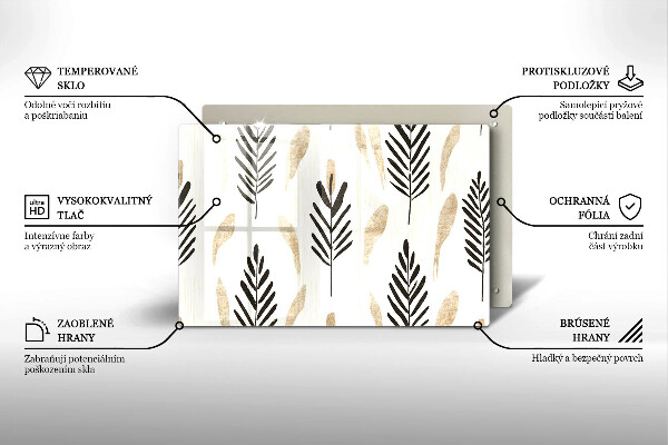 Tábua de cortar alimentos Plantas Boho