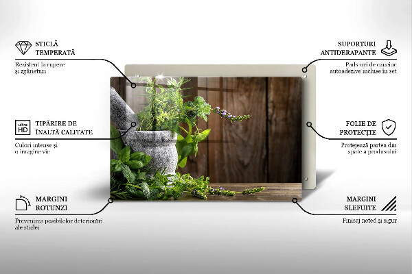 Tábua corte Ervas verdes