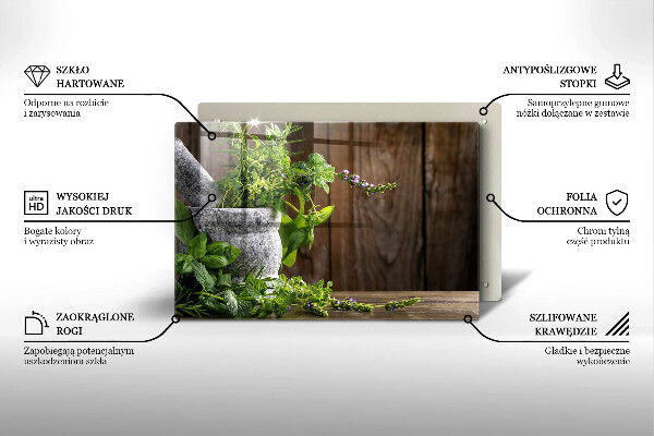 Tábua corte Ervas verdes