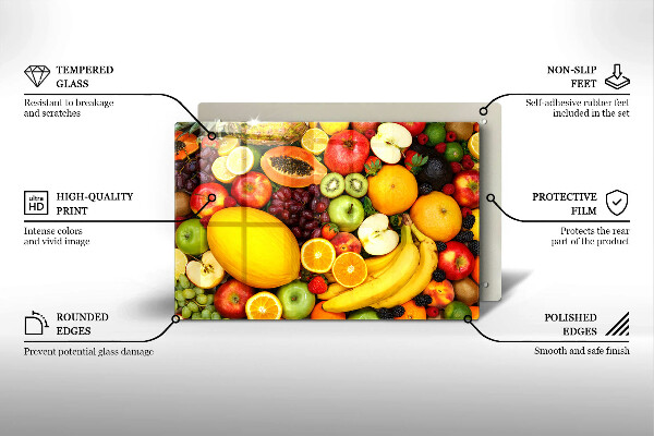 Tábua de cortar alimentos Coleta de frutas