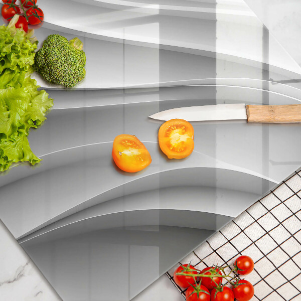 Tábua de vidro Linhas geométricas