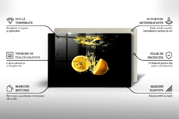 Tábua cozinha Fruta limão suculenta