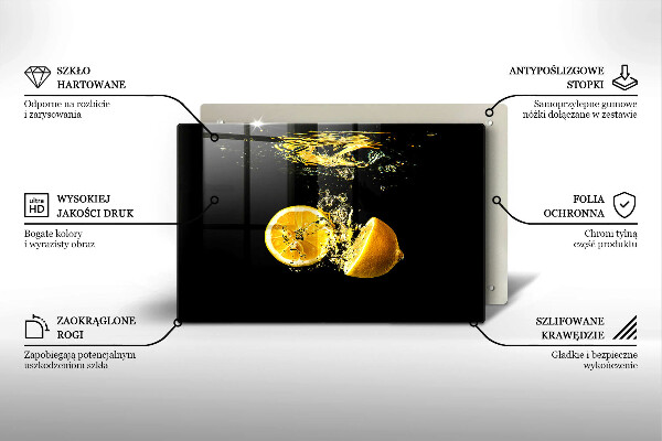 Tábua cozinha Fruta limão suculenta