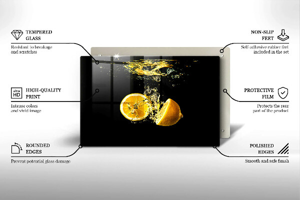 Tábua cozinha Fruta limão suculenta