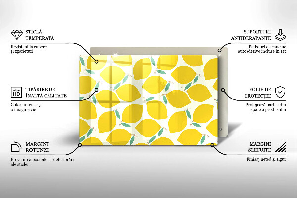 Tábua para cozinha Limões de desenho animado