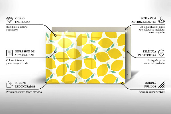 Tábua para cozinha Limões de desenho animado