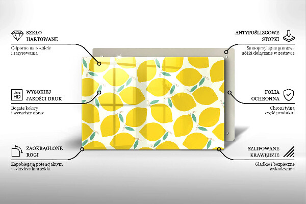 Tábua para cozinha Limões de desenho animado