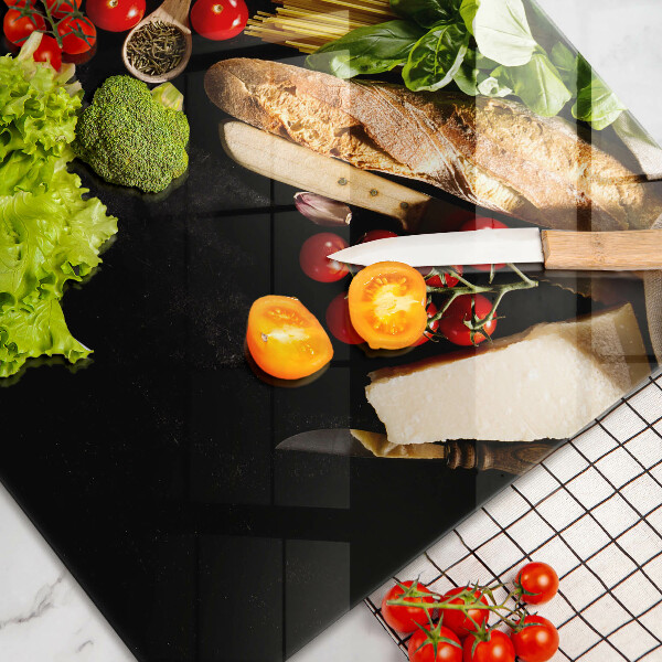 Tábua para corte Ingredientes e especiarias italianas