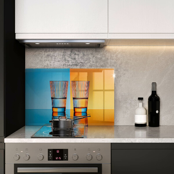 Tábua de cortar Dois copos de água