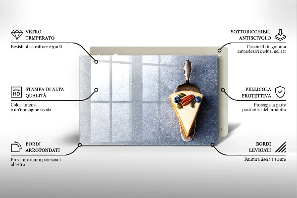 Tábua para cozinha Um pedaço de bolo
