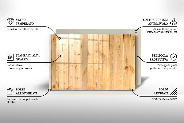 Tábua de cortar Tábuas de madeira delicadas