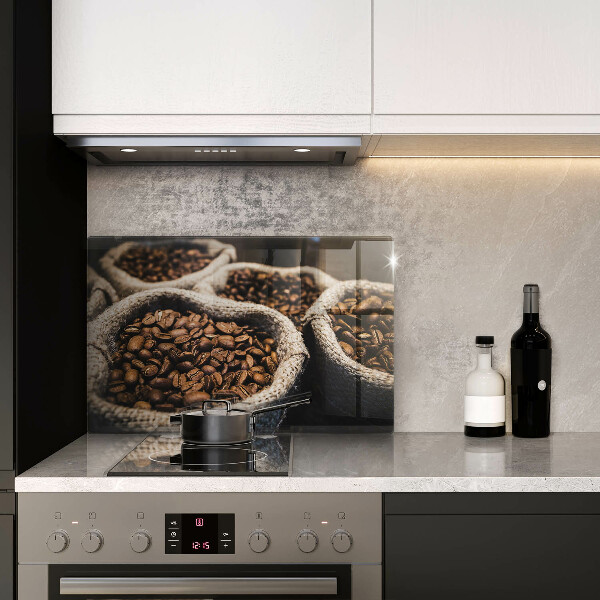 Tábua de cortar alimentos Sacos de grãos de café