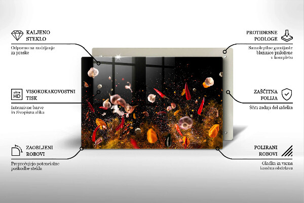 Tábua corte Especiarias picantes