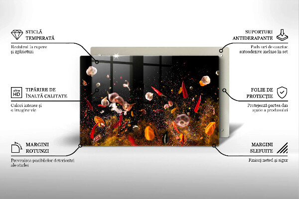 Tábua corte Especiarias picantes